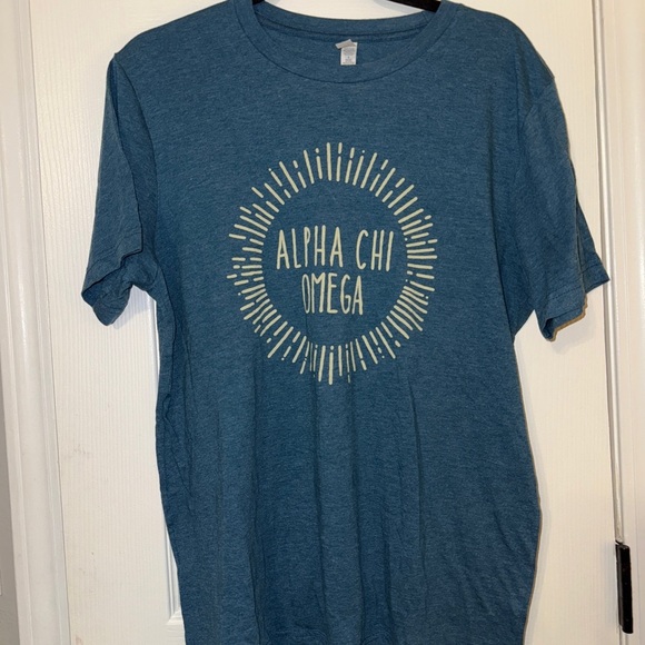 Gildan Tops - Alpha Chi Omega Canvas Graphic Tshirt